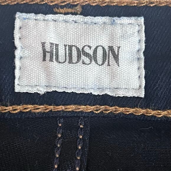 Hudson Women’s Nico Mid-Rise Super Skinny Dark Wash Jeans Size 27 EUC - Picture 9 of 11